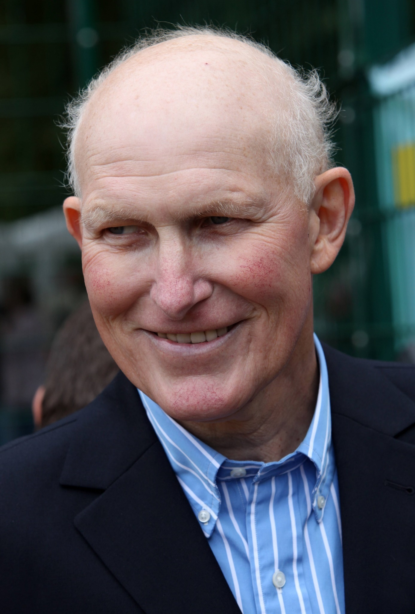 Rolf Rüssmann kurz vor seinem Tod während einer Bolzplatzeinweihung in Gelsenkirchen-Hassel am 9. Juli 2009